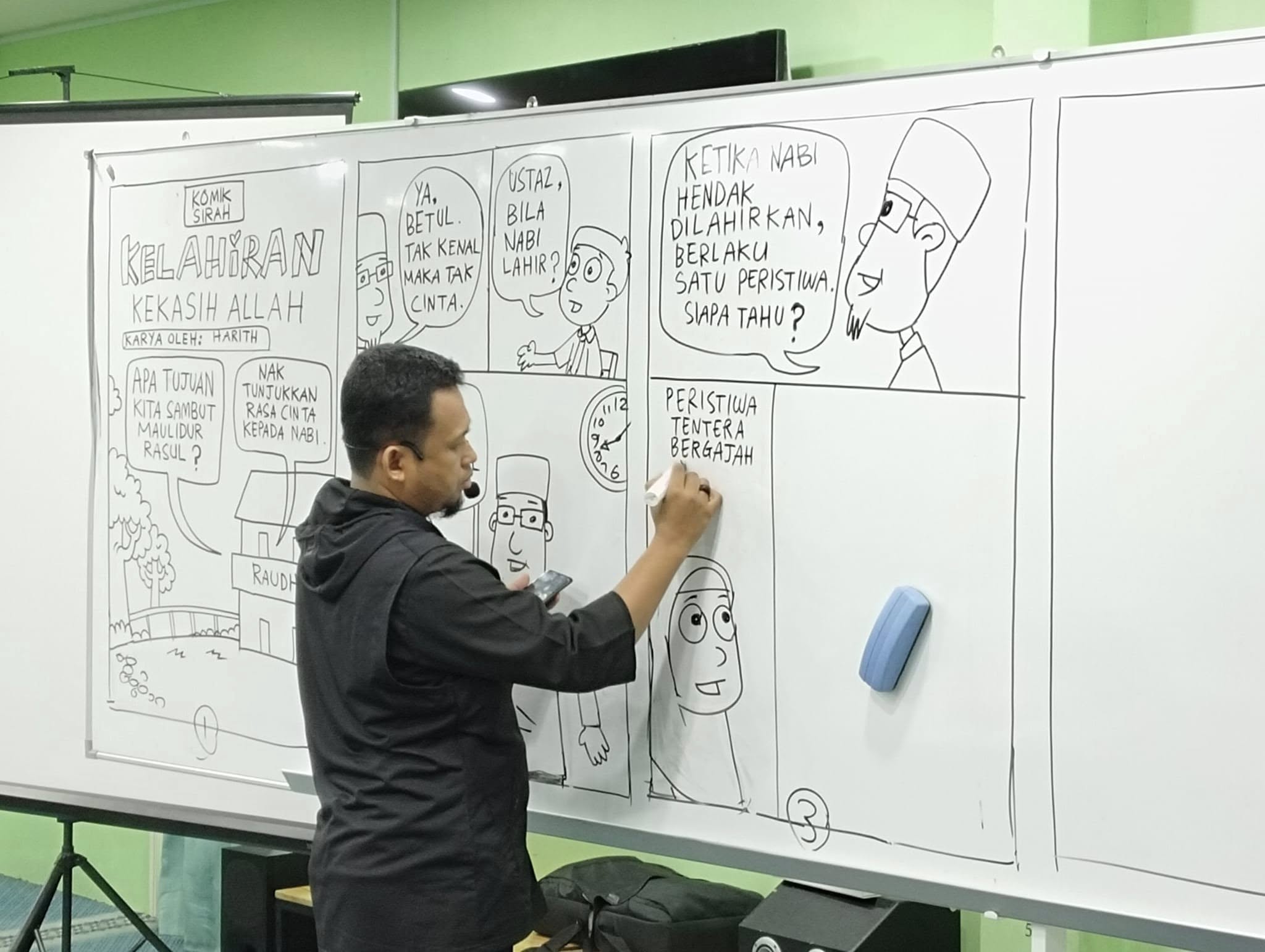 Raudhah-Islamic-School-bengkel-ustaz-kartun-05